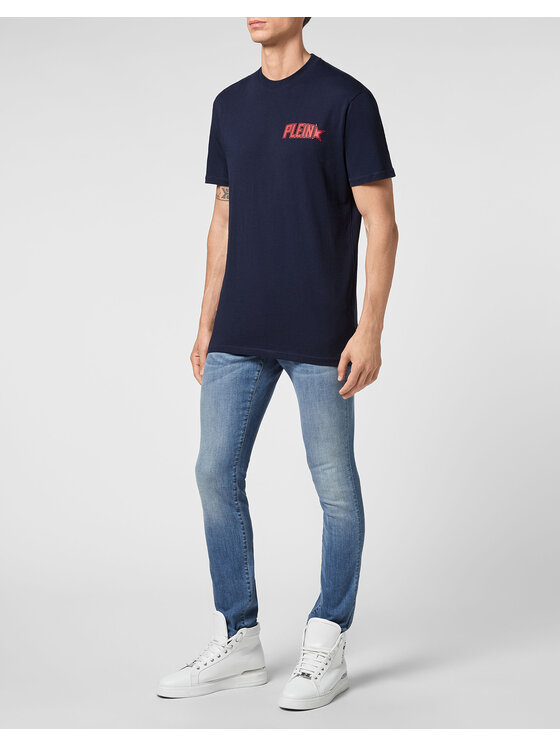 PHILIPP PLEIN PHILIPP PLEIN T-shirt 4887 Blu scuro Regular Fit