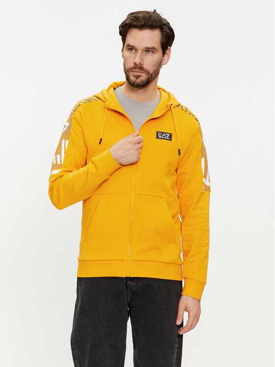 EA7 Emporio Armani Bluză 3DPM74 PJEQZ 1680 Portocaliu Regular Fit