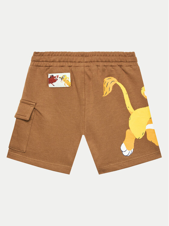 Original Marines Original Marines Pantaloni scurți sport DEPV0336NM Maro Regular Fit