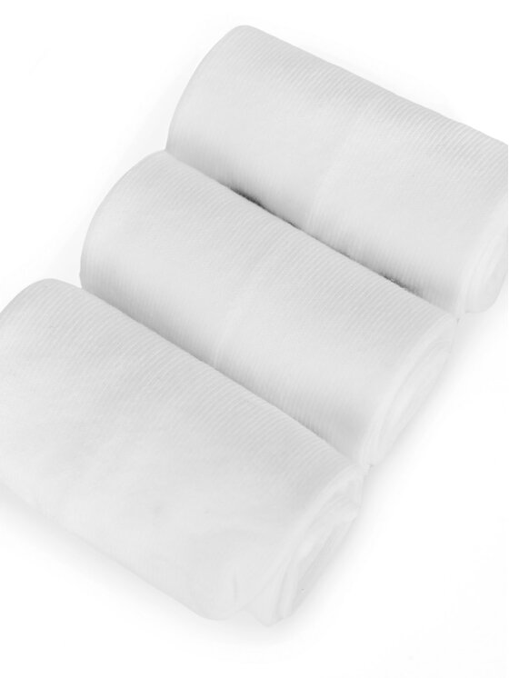 Kappa Kappa Žemos kojinės Z4441 AW24 (3-PACK) Balta