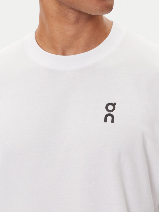 On On T-shirt Club-T 1ME1005 Bijela Relaxed Fit