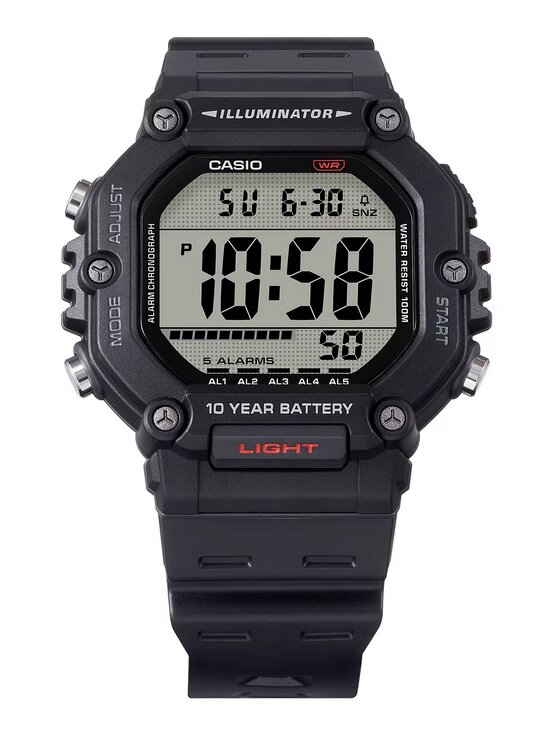 Casio Casio Zegarek AE-1600H-1AVEF Czarny