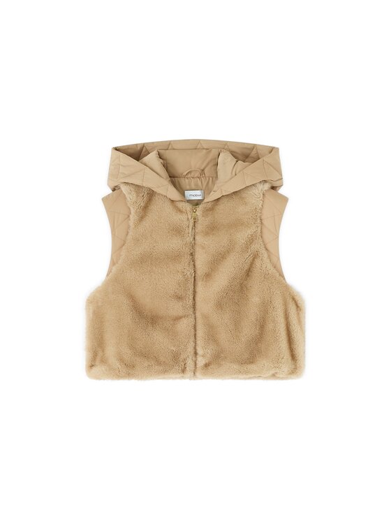 Motivi Motivi Pelliccia L034Q000098N002 Crema Boxy Fit
