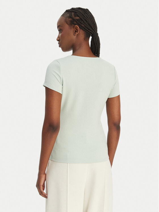 Guess Guess Tricou GUESS x NORTH SAILS W6GP01 K2658 Verde Regular Fit