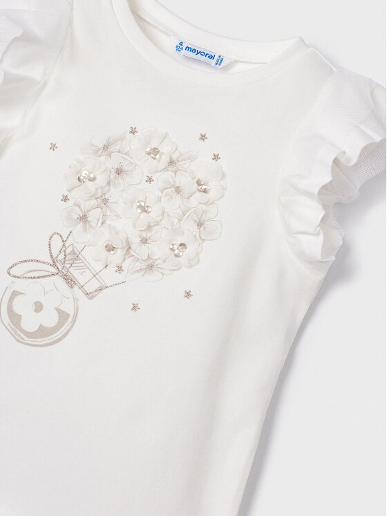 T-shirt 3054 Écru Regular Fit