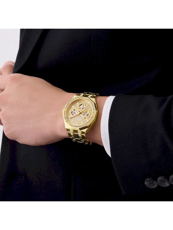Guess Guess Zegarek GW0960G Złoty