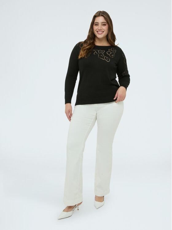 Fiorella Rubino Fiorella Rubino Maglione M212L008490N033 Nero Regular Fit