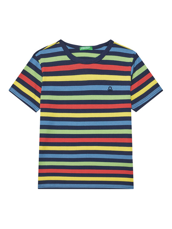 United Colors Of Benetton T-Shirt 3FHXC10MW Kolorowy Regular Fit