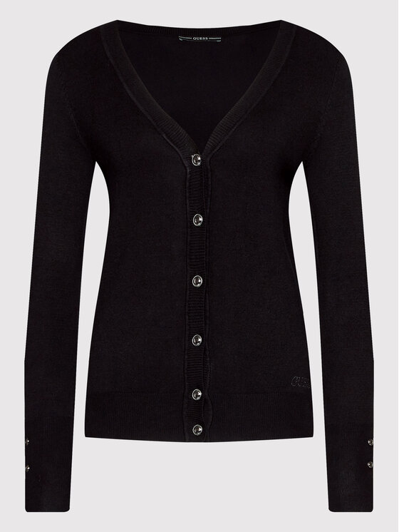 Guess Guess Cardigan Zena W2YR33 Z2V62 Negru Regular Fit