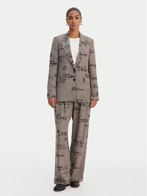 Desigual Desigual Сако 26SWEW03 Кафяв Regular Fit