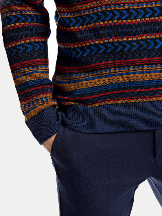 Lindbergh Lindbergh Sweater 30-80042 Sötétkék Slim Fit