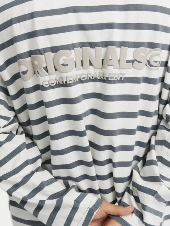 Jack&Jones Jack&Jones Pikkade varrukatega T-särk Islington 12273202 Sinine Loose Fit