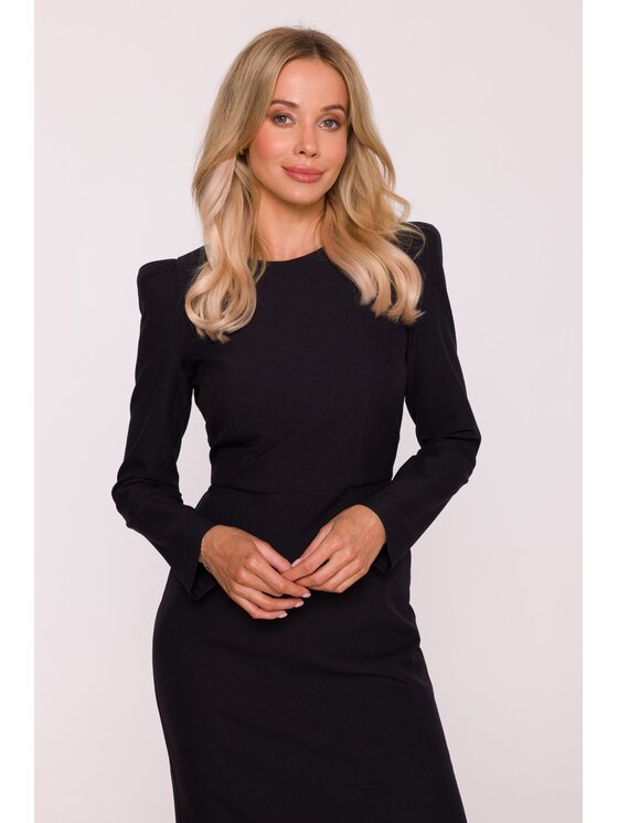 Stylove Stylove Sukienka wieczorowa S412 Czarny A-Line Fit