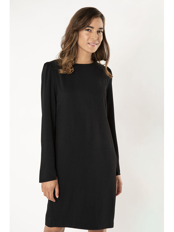 QUIOSQUE Každodenné šaty YOUNG DRESS Čierna Regular Fit