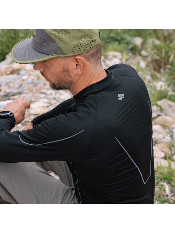 Alpinus Alpinus Komplet bielizny termoaktywnej Lakdah Set Czarny