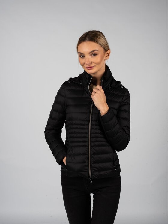 Geox Geox Kurtka przejściowa W1425B T2562 Czarny Slim Fit