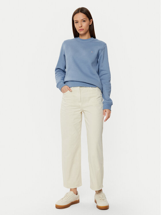 Tommy Jeans Tommy Jeans Majica dugih rukava DW0DW19959 Svijetloplava Regular Fit