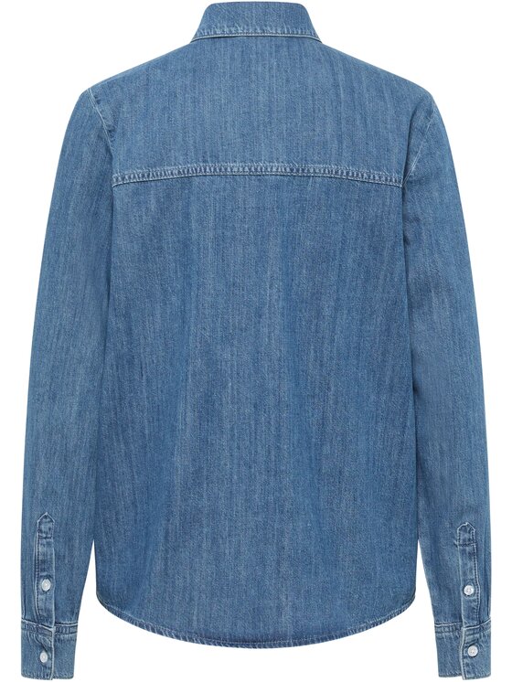 Mustang Mustang Camicia Style Sedana Basic Shirt Blu Regular Fit