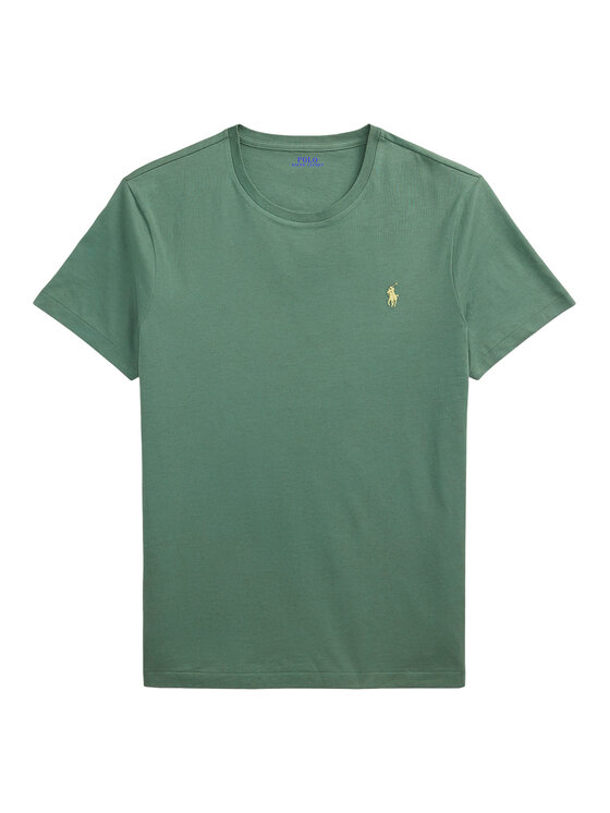 Polo Ralph Lauren Polo Ralph Lauren Majica 710671438432 Zelena Custom Slim Fit
