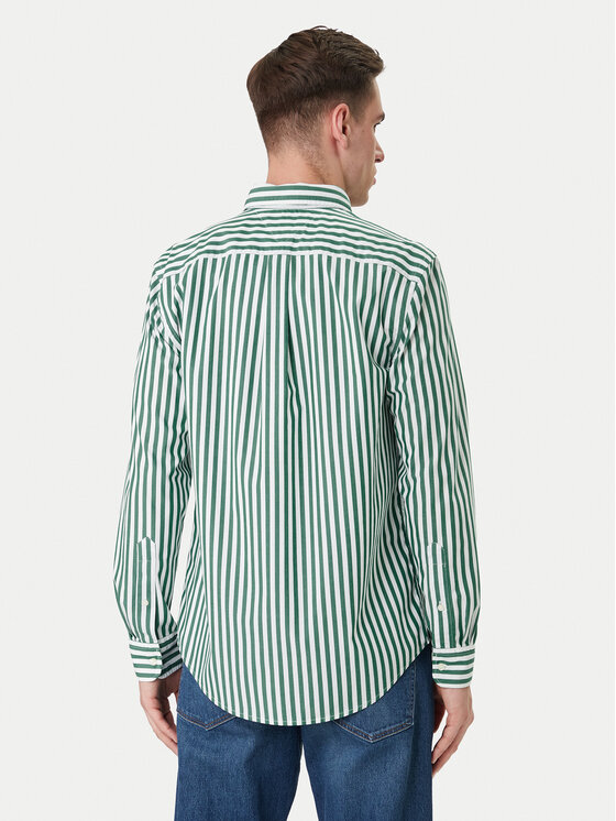Tommy Hilfiger Tommy Hilfiger Košile MW0MW42440 Zelená Regular Fit