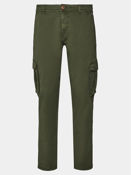 Blend Blend Hlače 20716450 Zelena Slim Fit