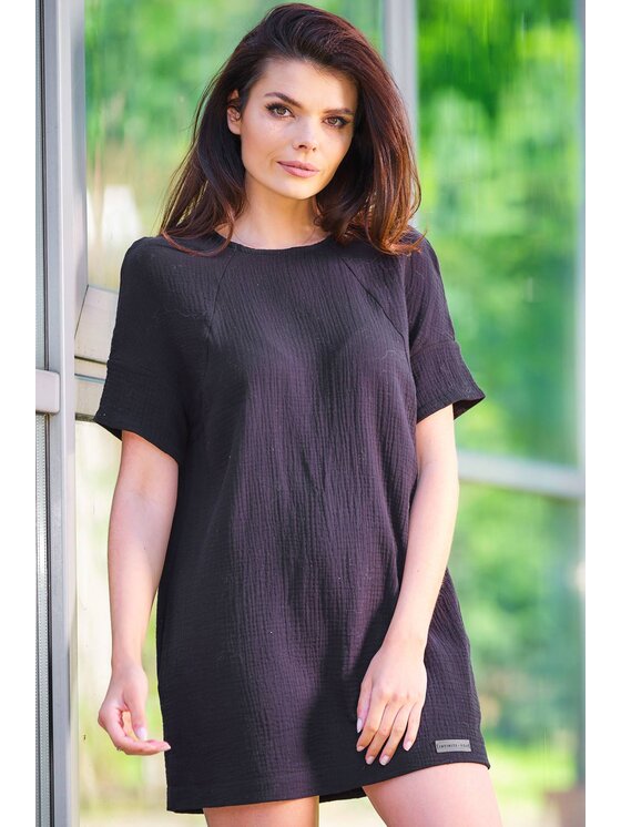 Infinite You Infinite You Sukienka M259 Czarny Basic Fit