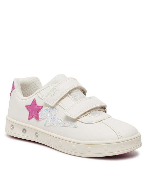 Geox Geox Αθλητικά J Skylin Girl J458WA 000BC C0563 D Εκρού