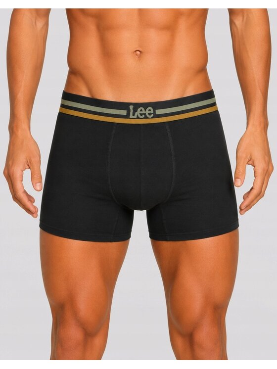 Lee Lee Bokserki Hay 3 Pack Cotton Elastane Medium Trunks Kolorowy