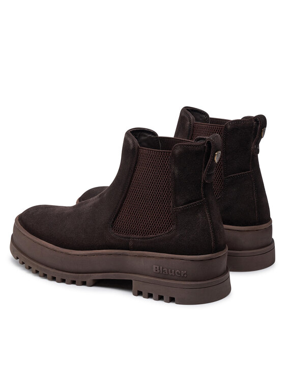 Blauer Blauer Боти тип челси F4IUKA02 Кафяв