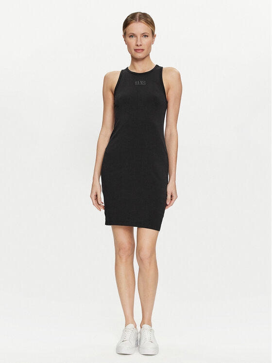 Vans Vans Sommerkleid Varsity Tank Dress VN000JGP Schwarz Slim Fit