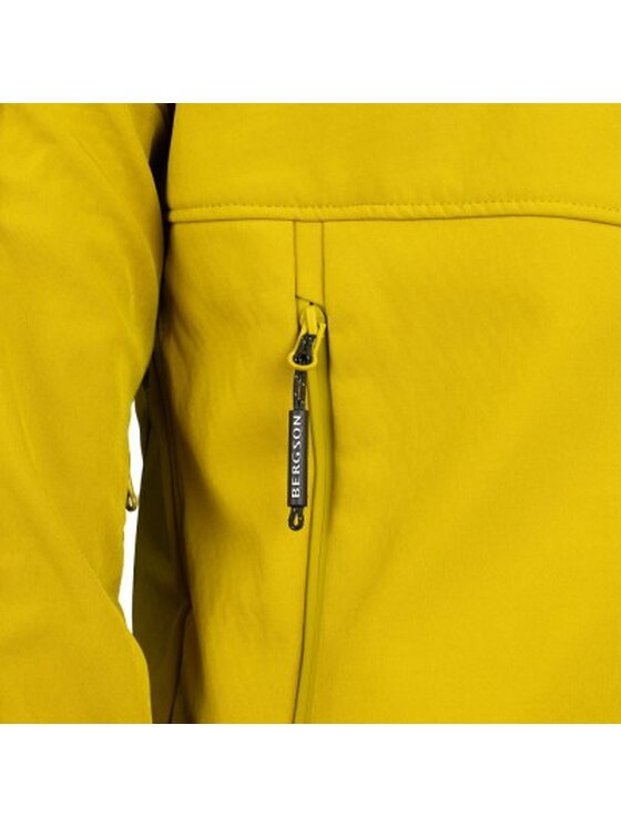 Bergson Bergson Kurtka outdoor VENTURA SS Żółty Regular Fit