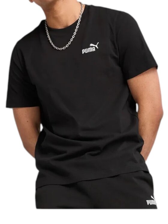Puma Puma T-Shirt Ess Small No.1 Logo Tee 682534 Czarny Regular Fit