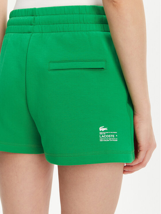 Lacoste Lacoste Sportske kratke hlače GF5378 Zelena Regular Fit