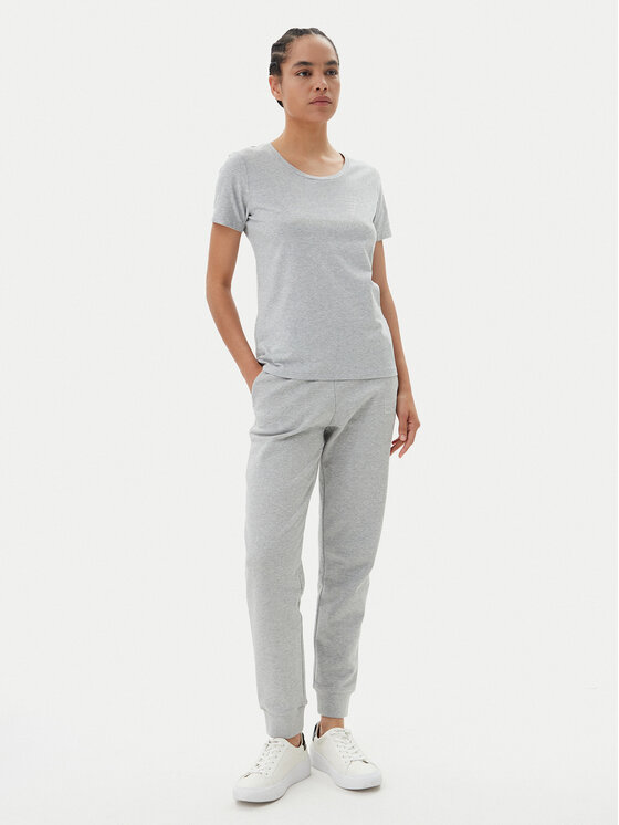 EA7 Emporio Armani EA7 Emporio Armani Тишърт 7W000094 AF10373 O8002 Сив Slim Fit