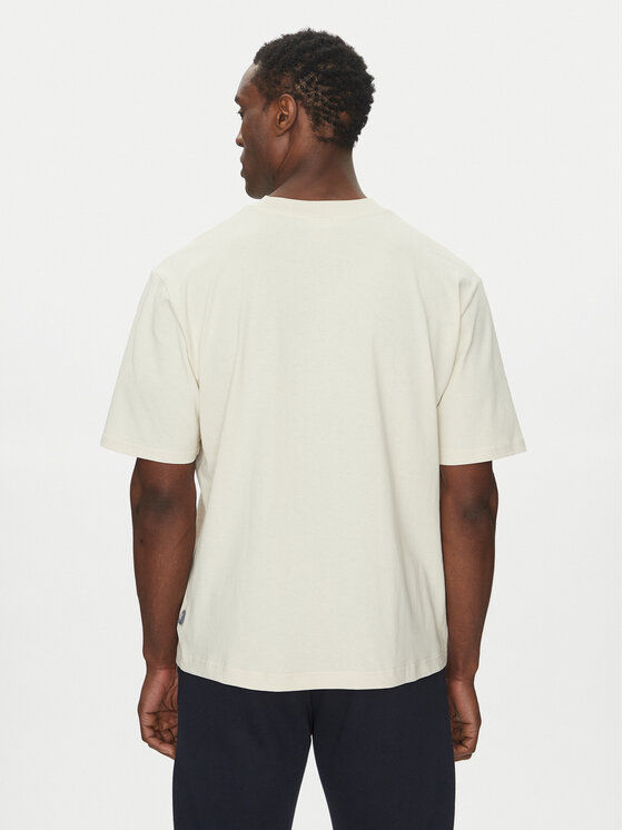 New Balance New Balance T-Shirt MT51605 Beżowy Oversize