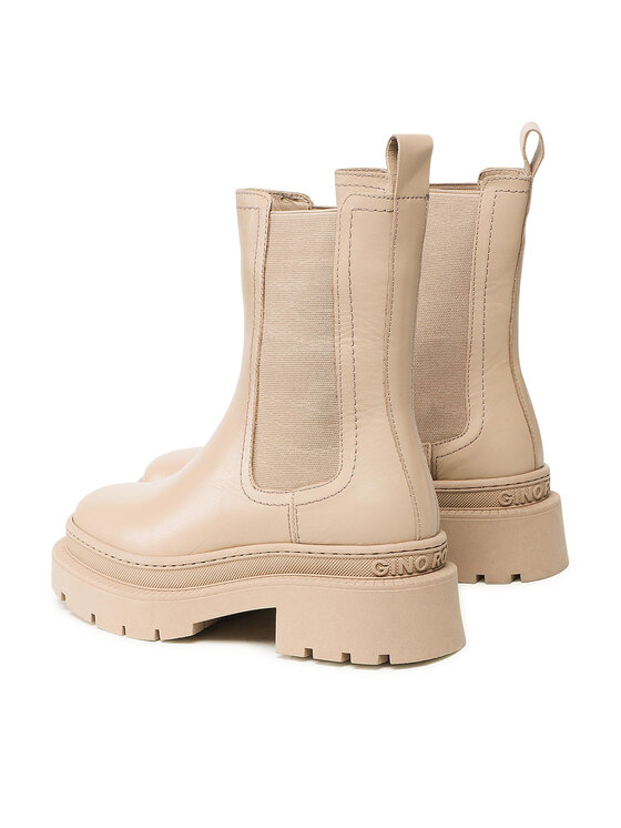 Gino Rossi Gino Rossi Kotníková obuv s elastickým prvkem 222FW103 Béžová
