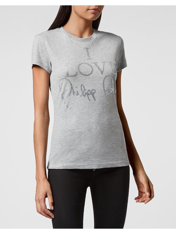 PHILIPP PLEIN PHILIPP PLEIN T-shirt 3249 Grigio Regular Fit