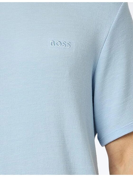 BOSS BOSS T-Shirt 50509328-450 Niebieski Regular Fit