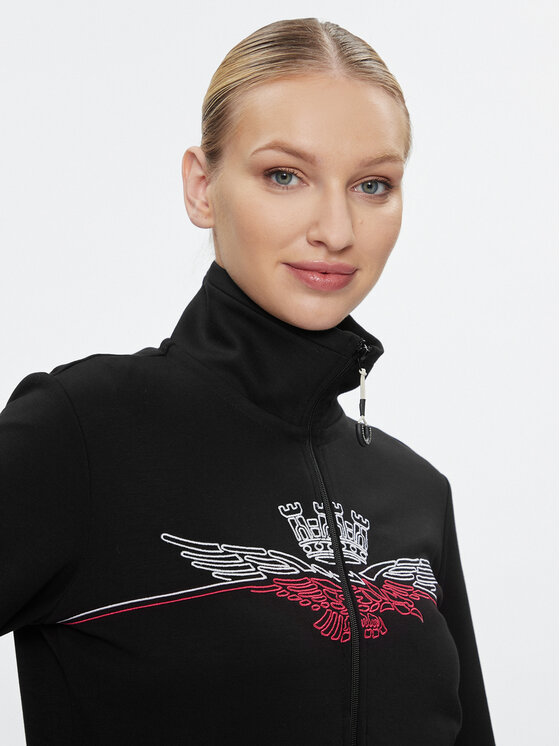 Aeronautica Militare Aeronautica Militare Mikina 232FE1836DF483 Černá Regular Fit