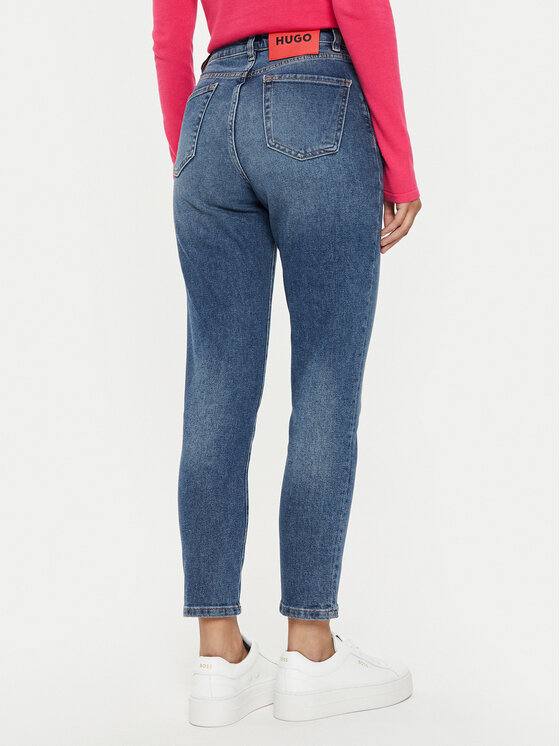 HUGO Hugo Traperice 50519543 Plava Slim Fit