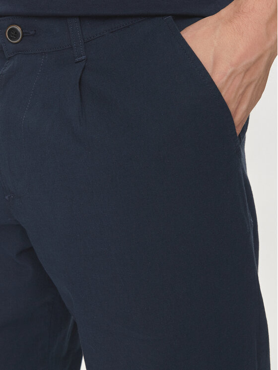 Jack & Jones Jack & Jones Spodnie materiałowe Bill 12248993 Granatowy Regular Fit