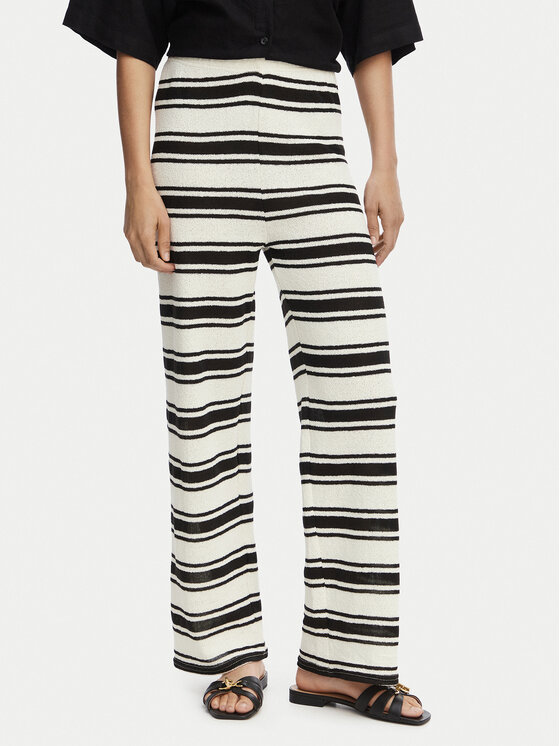 Ysabel Mora Pantaloni tricotați 86217 Bej Relaxed Fit