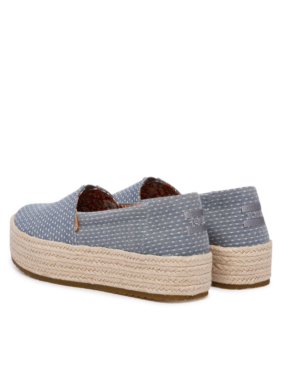 Toms Toms Еспадрильї Valencia 10023063 Світло-синій