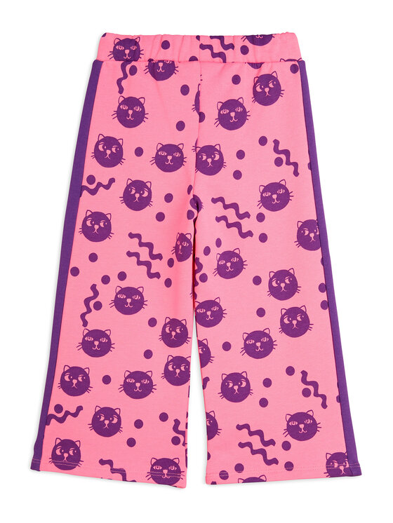 MINI RODINI MINI RODINI Pantaloni da tuta Squiggly Cats 2513011828 Rosa Relaxed Fit