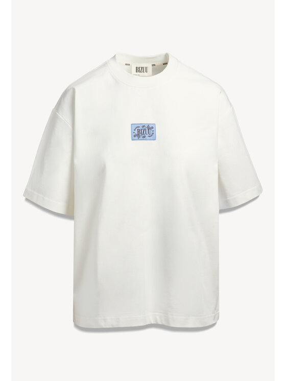 BIZUU BIZUU T-Shirt PARADISO LOGO TSHIRT Bílá Standard Fit
