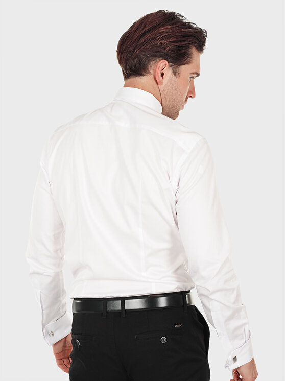 Evenemen Evenemen Koszula Punto S Biały Slim Fit