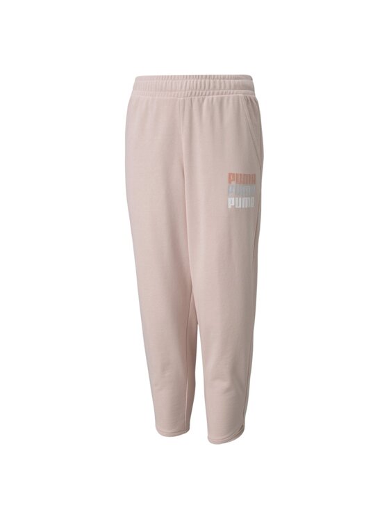 Puma Puma Spodnie dresowe 589237 Różowy Regular Fit