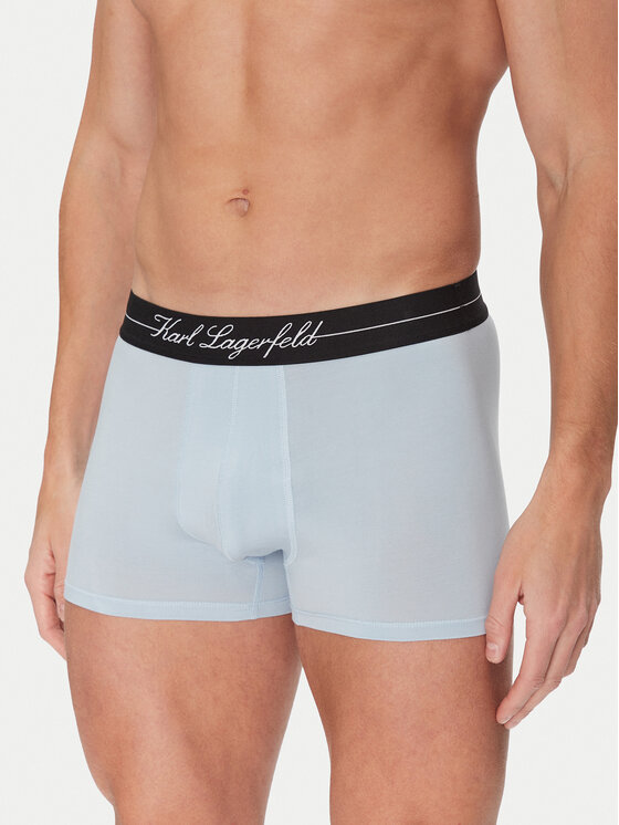 KARL LAGERFELD KARL LAGERFELD Set 3 parov boksaric A1M47089 Svetlo modra