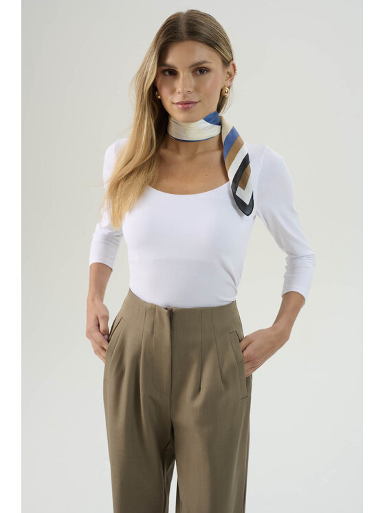 Femestage Femestage T-Shirt Femestage AB BASE TSH1580-000 Biały Regular Fit