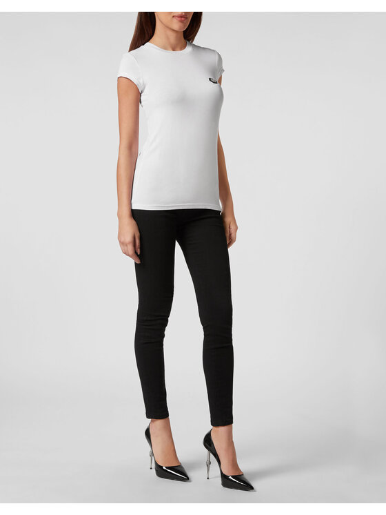 PHILIPP PLEIN PHILIPP PLEIN T-Shirt 3381 Bílá Regular Fit